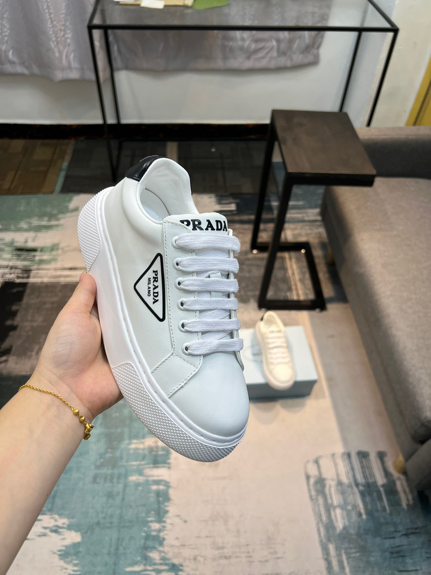 Tênis Prada Luxury White – Manfrim Store