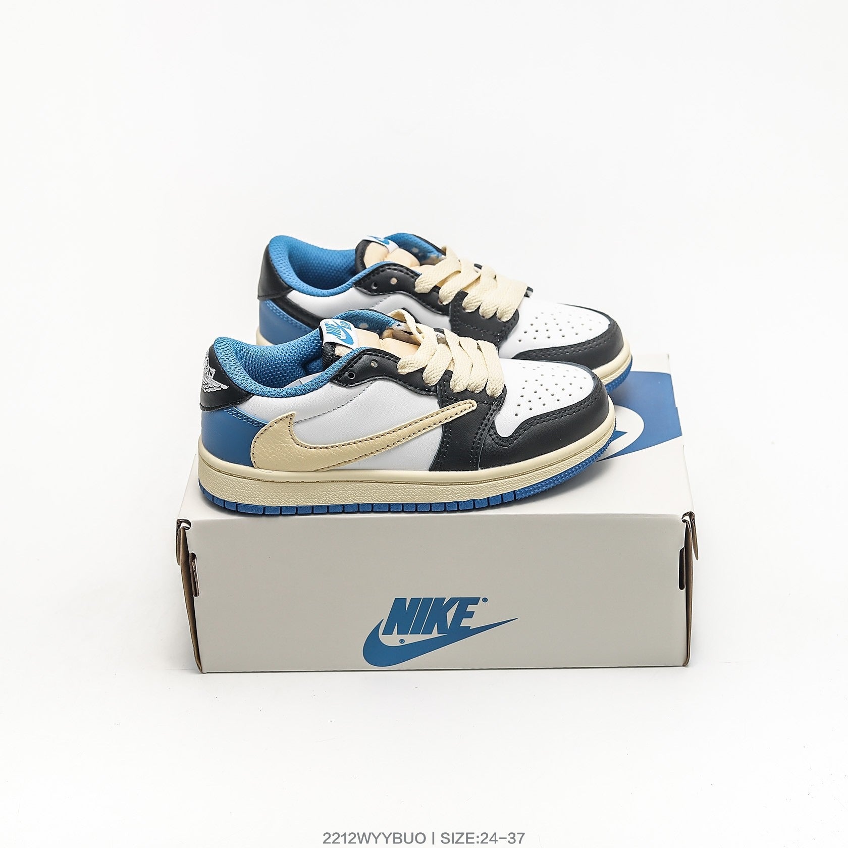 Jordan 1 Retro x Travis Scott Blue Infantil – Manfrim Store