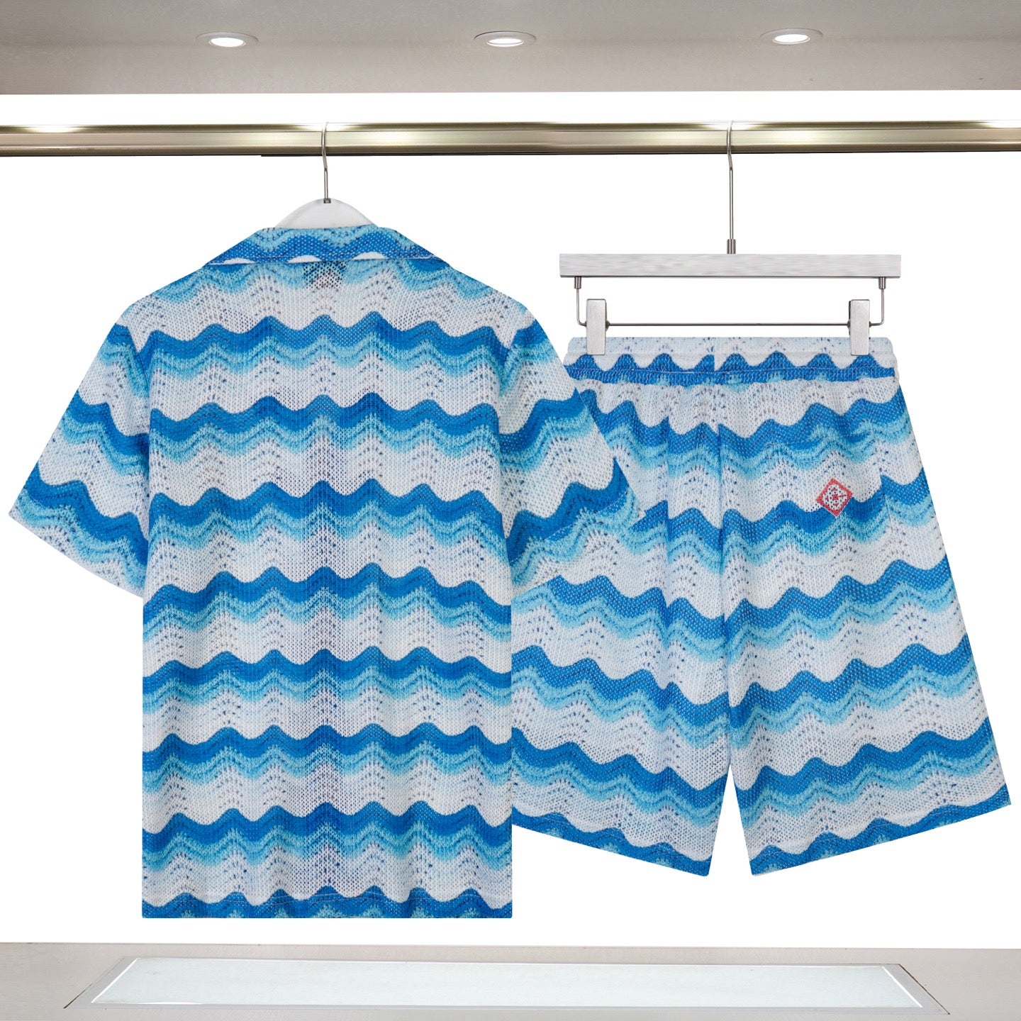 Casablanca Paris  Gradient Wave Crochet Co-ord