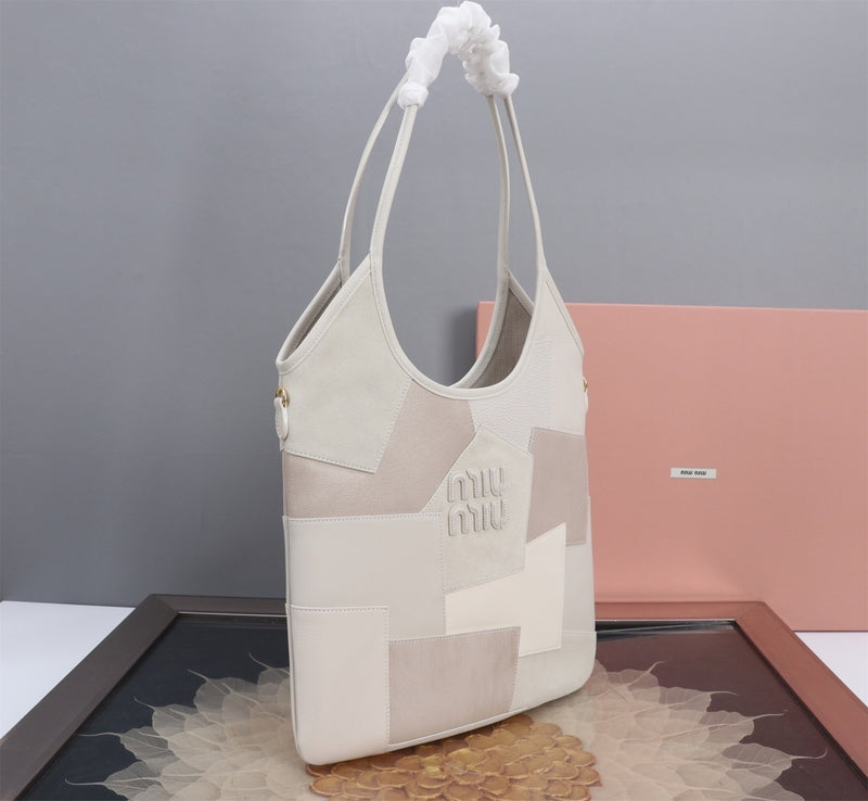 bolsa miu miu  leather patchwork bag