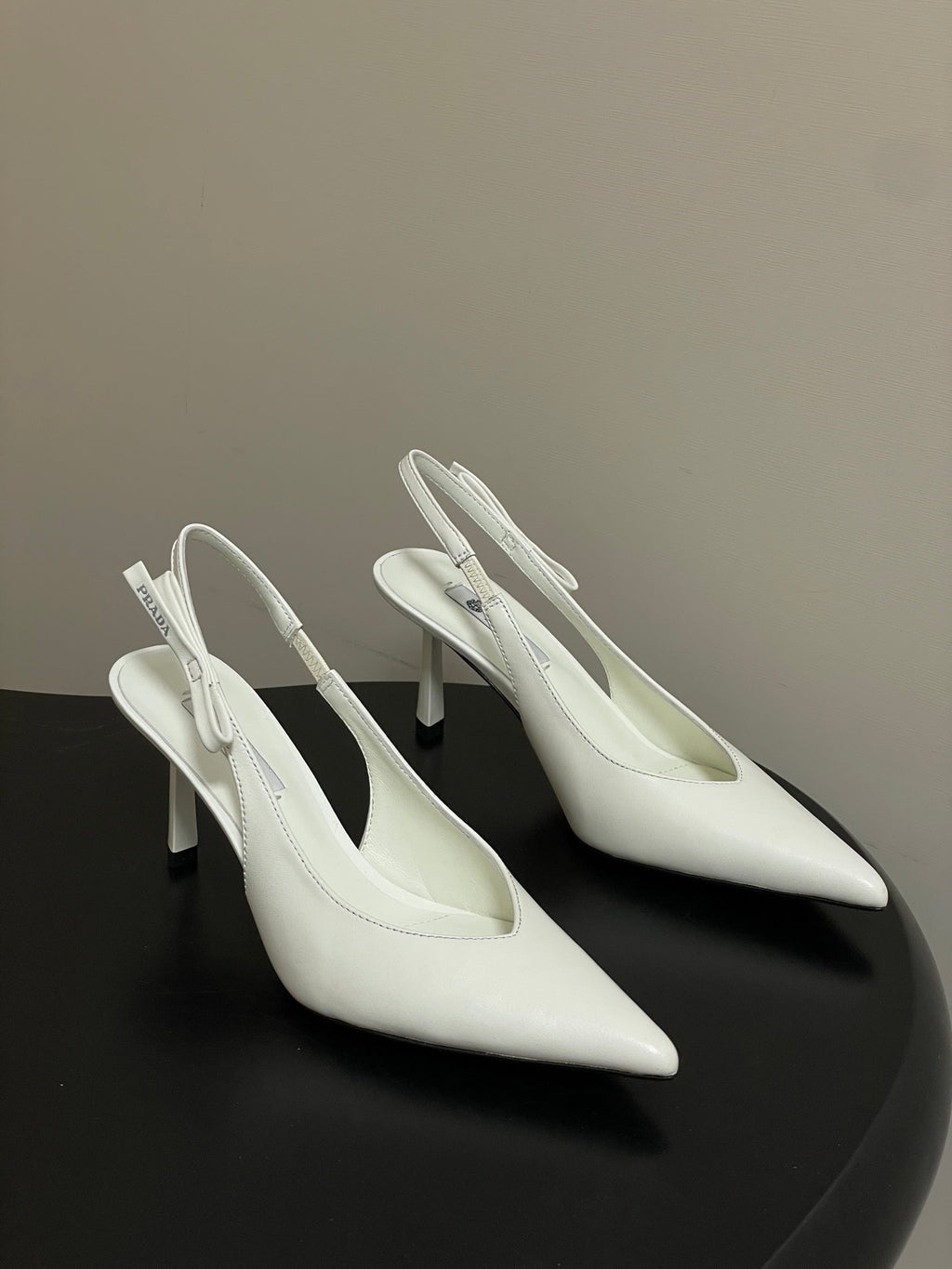 Prada  Slingback Pumps  White