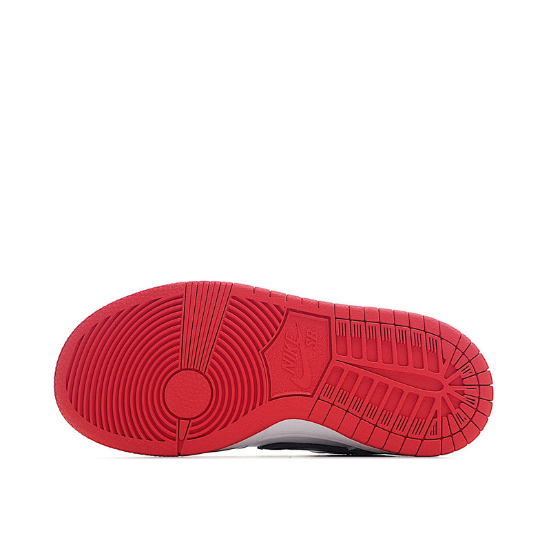Nike SB Dunk Low White and Red Infantil