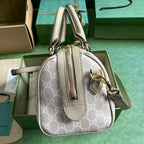 Gucci Ophidia Mini Boston Bag Off-White