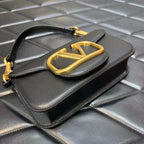 Valentino Garavani Locò Shoulder Bag Black