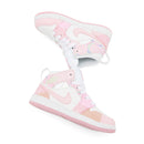 Air Jordan 1 Mid SE light pink infantil