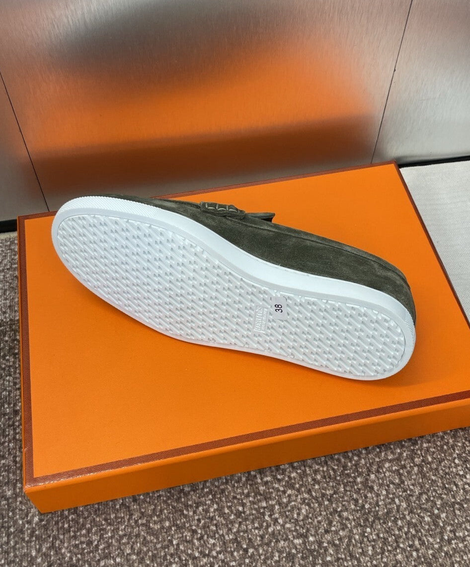 HERMES LOAFER Green