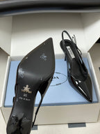 Prada  Slingback Pumps  Black
