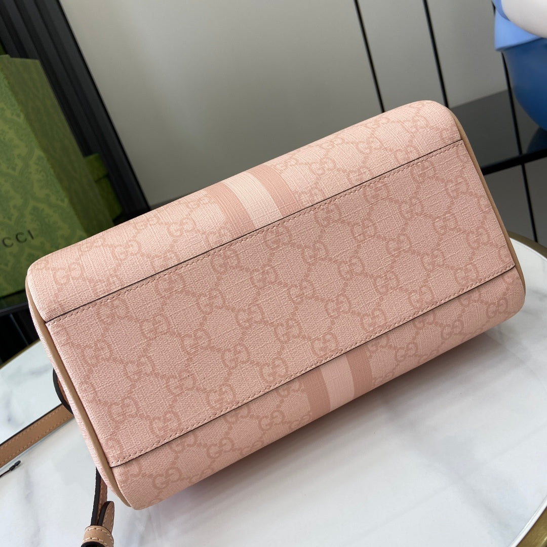 Gucci Ophidia Mini Boston Bag Rose
