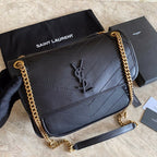Saint Laurent NIKI baby Bag Black Ferragens Douradas