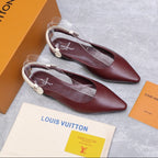 Louis Vuitton Ballerina Legacy Slingback Wine