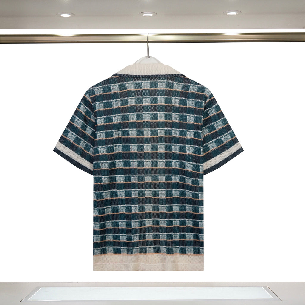 Casablanca Green Crochet Mosaic Knit Co-ord