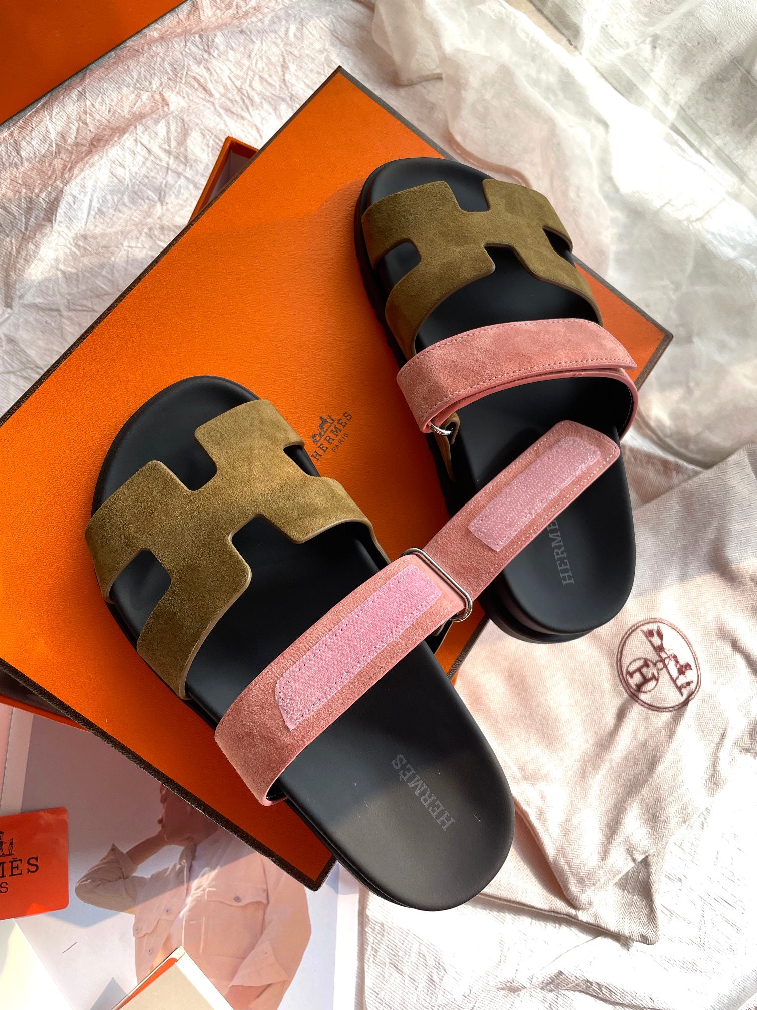 Hermes Chypre Olive Pink