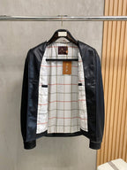 Loro Piana Evandro Calfskin Overshirt Black