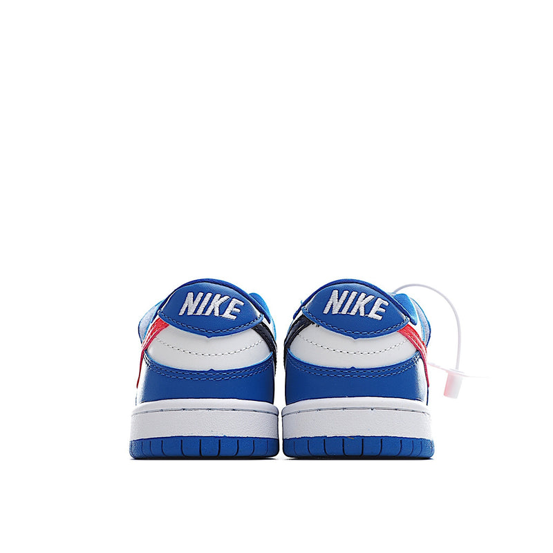Nike Dunk Low Bright Crimson and Game Royal infantil