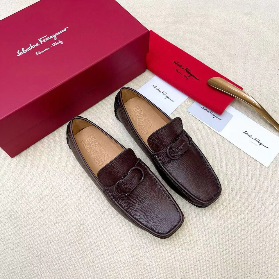 Mocassim Salvatore Ferragamo Touch Gancini