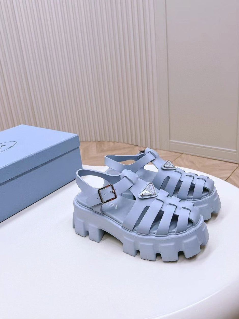 Prada Monolith blue