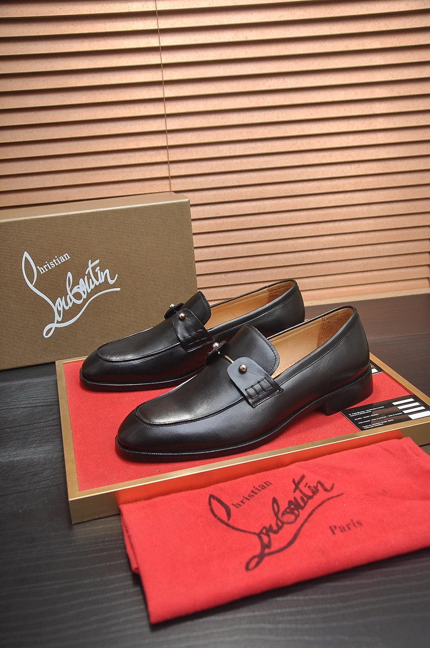 Christian Louboutin Mocassim Chambelimoc  Black .
