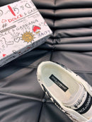 Dolce & Gabbana Portofino Graffiti Print Leather