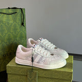 Gucci Screener Light Grey Leather