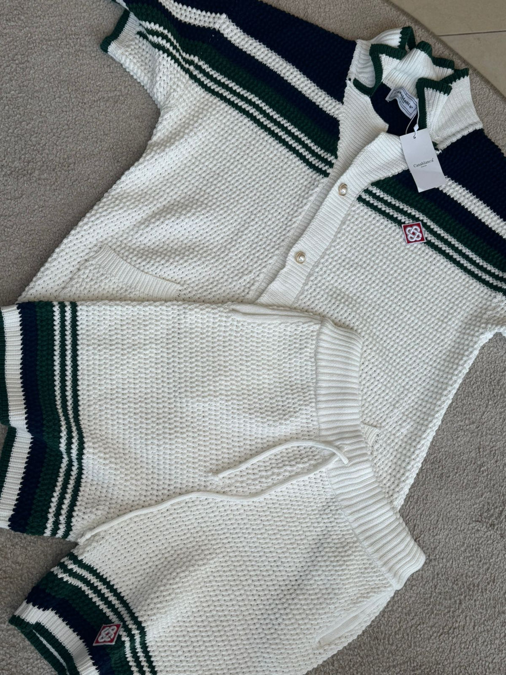 conjunto Casa Blanca Green Blue