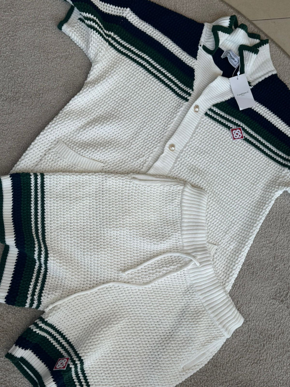 conjunto Casa Blanca Green Blue ( Pronta entrega )