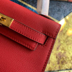 Bolsa Kelly Sellier Mini II Rouge Casaque (tamanho 20) .