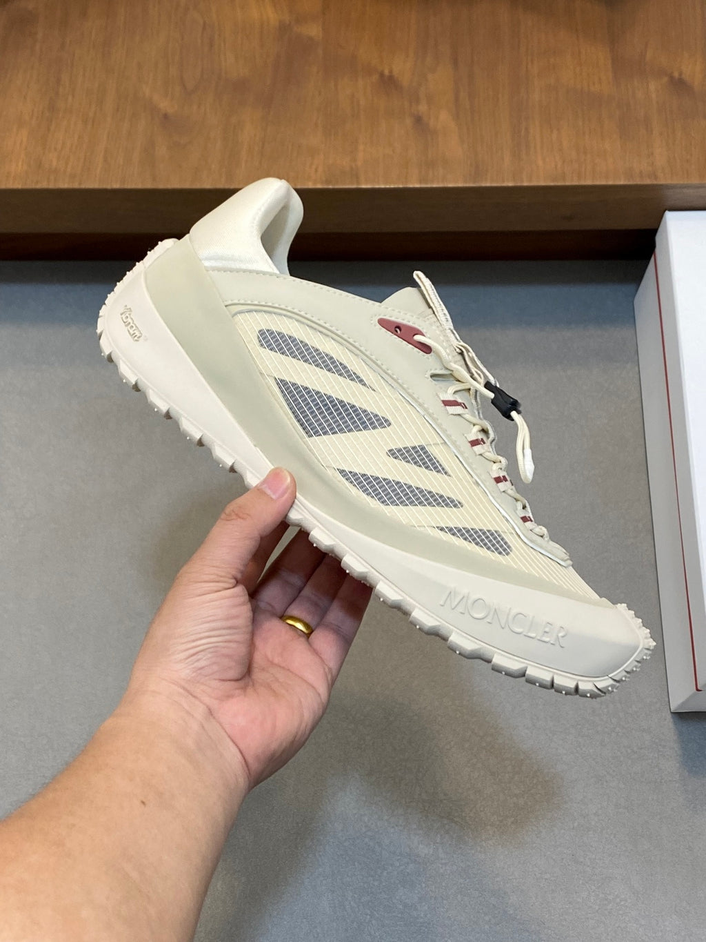 Tênis Moncler Trailgrip LP Off White