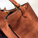 Fendi Peekaboo X-Lite Camurça Brown