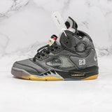 Off-White x Air Jordan 5 Black Metallic