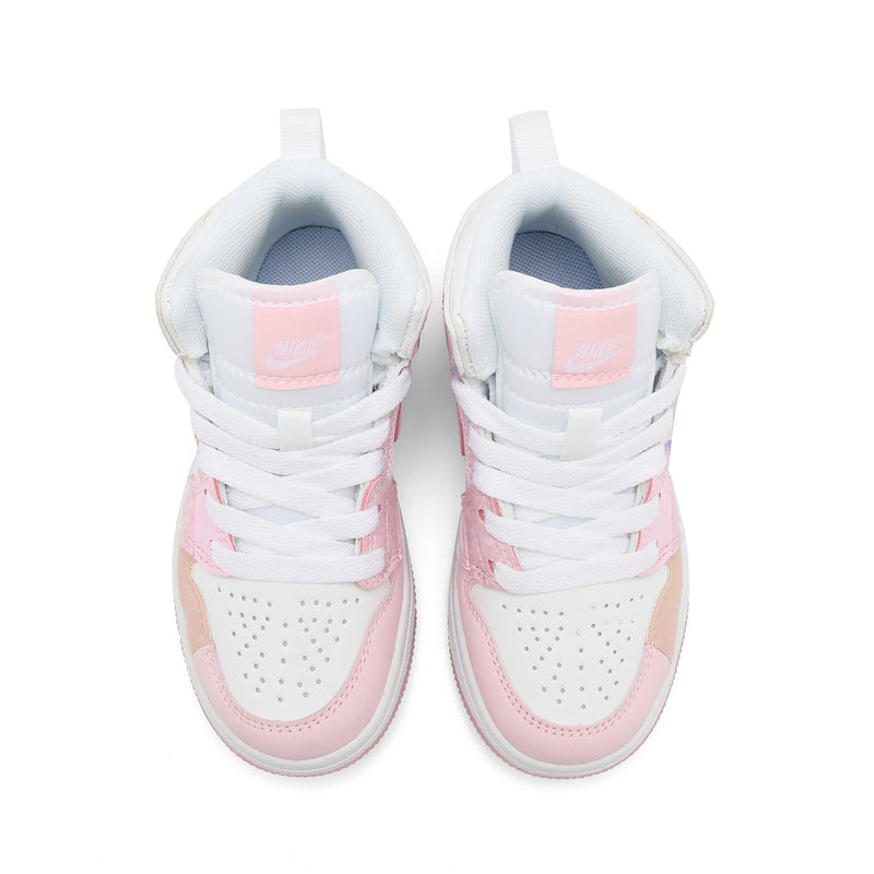 Air Jordan 1 Mid SE light pink infantil