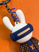 Chaveiro Bag Charm Lv White Rabbit Key Chain