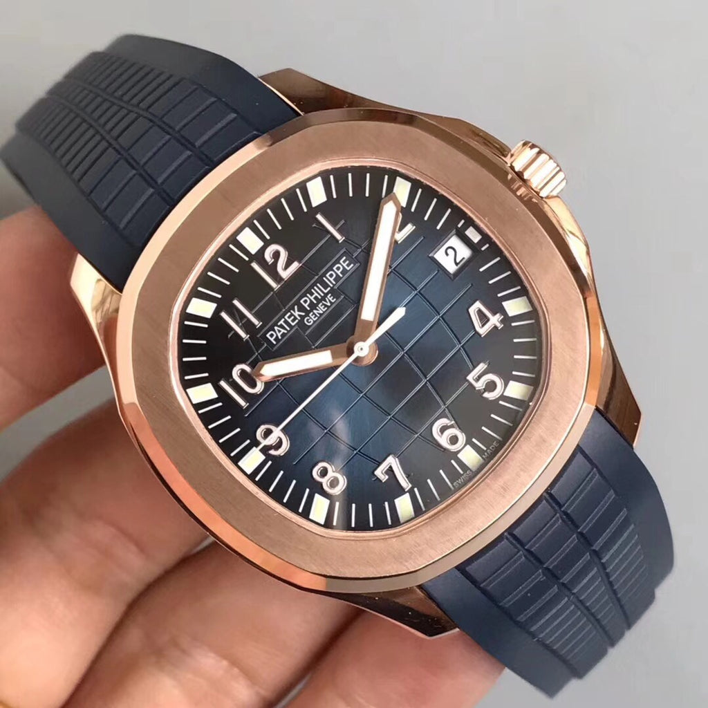 Patek Philippe Aquanaut Chronograph Dial with Embossed Grid Pattern
