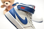 Nike Court Borough Mid 2 White / Blue Infantil