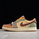 Air Jordan 1 Low Voodoo Flax and Oil Green DZ7292-200