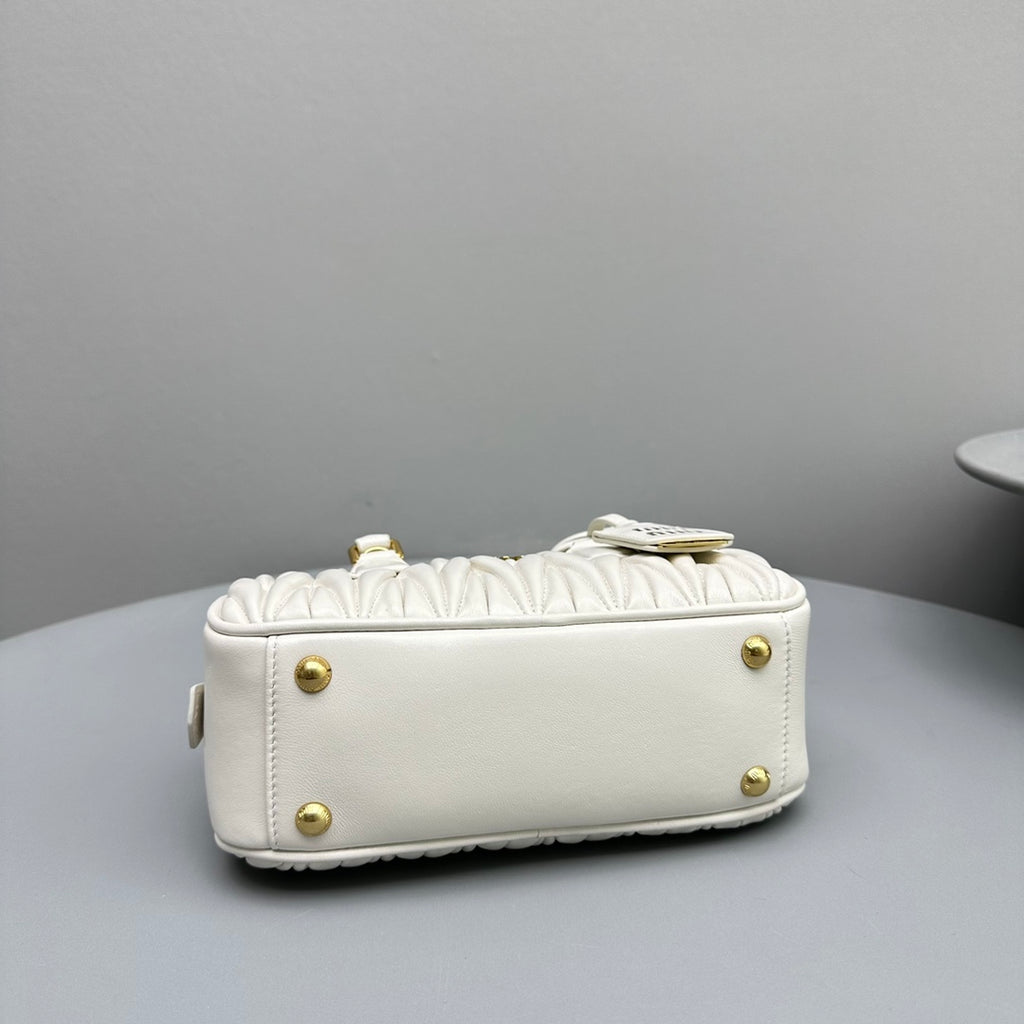 Bolsa Miu Miu Arcadie Matelasse Nappa Leather Bag