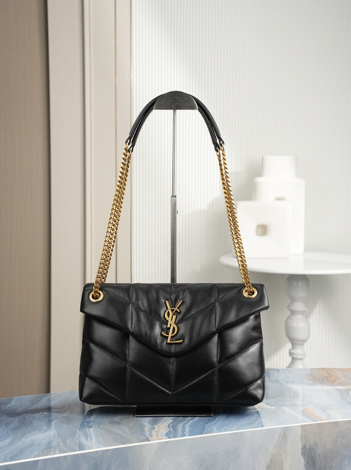 Yves Saint Laurent Lou Lou Puffer Black