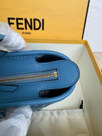 Fendi Roll Tote Mini FF Blue
