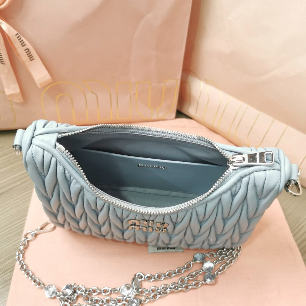 Miu Miu Wander Matelassé Shoulder Bag