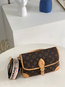 Lv Diane Monogram Brown