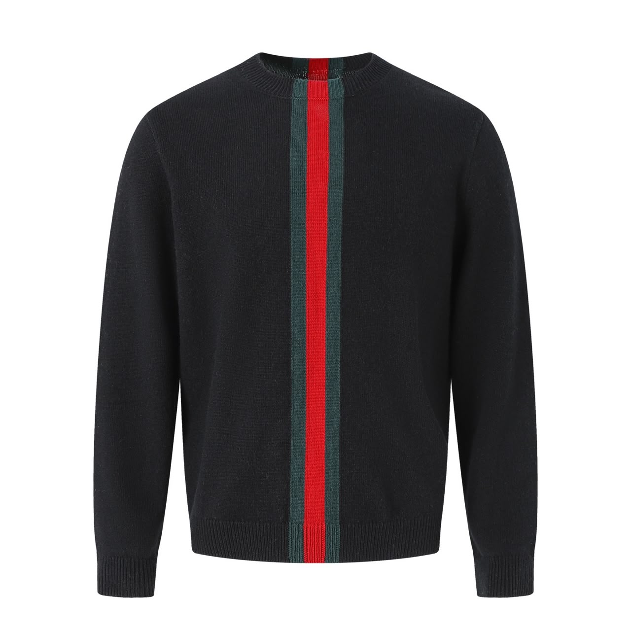 Suéter Gucci de Tricô com Listras Web