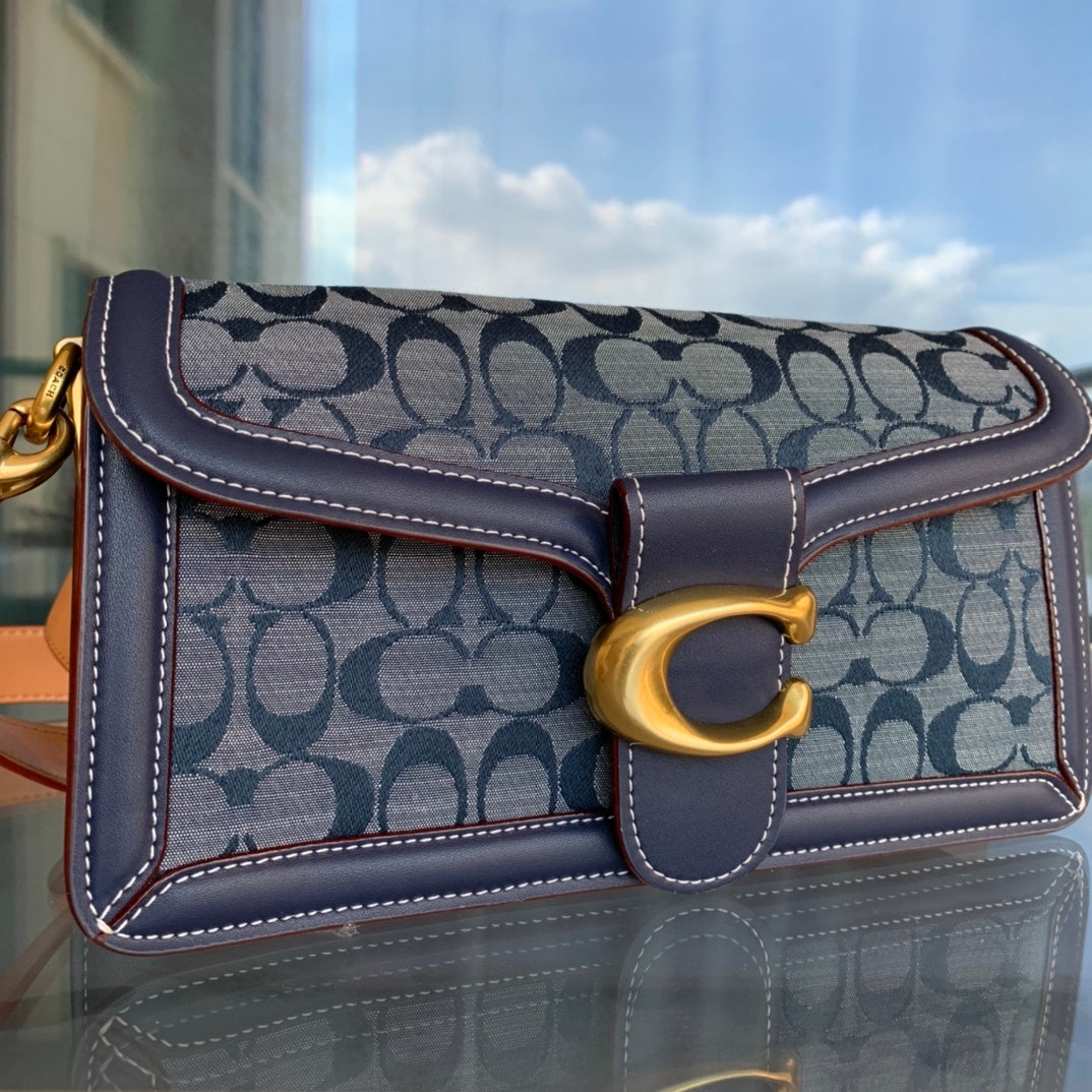 Bolsa Coach Tabby Shoulder Bag 26 in Signature Chambray