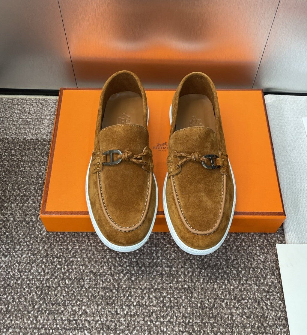 HERMES LOAFER Brown