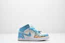Air Jordan 1 Mid blue infantil