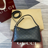 Gucci GG Emblem Small Shoulder Bag Black