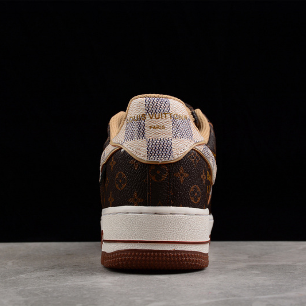 Nike Air Force 1 Low Louis Vuitton Monogram Brown Damier Azur 8A8PYL-101