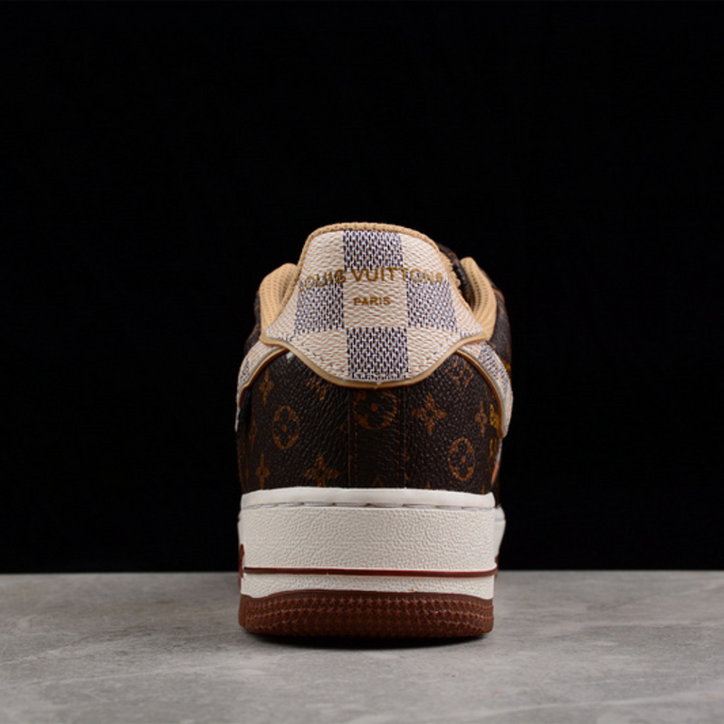 Nike Air Force 1 Low Louis Vuitton Monogram Brown Damier Azur 8A8PYL-101