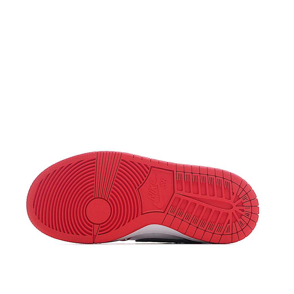 Nike SB Dunk Low Black and Red infantil