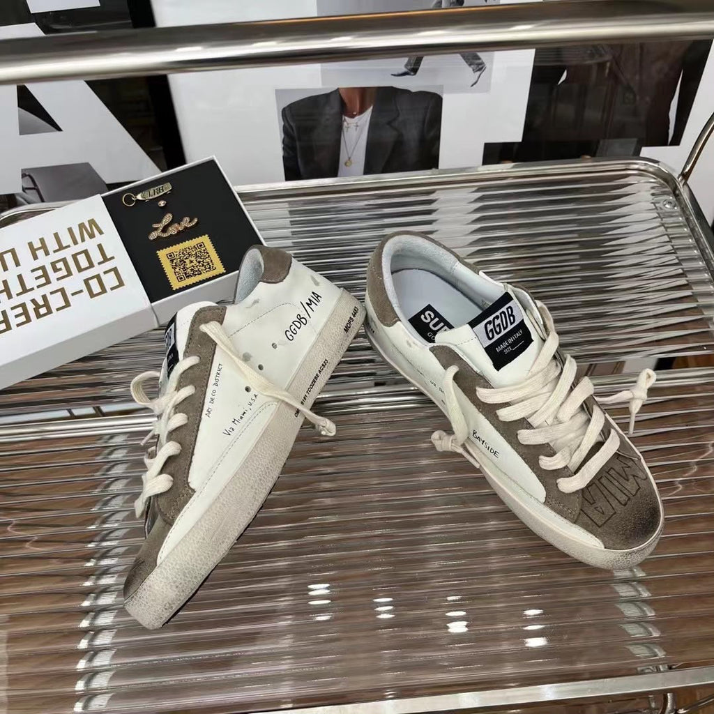 Golden Goose Superstar White Taupe Graffiti