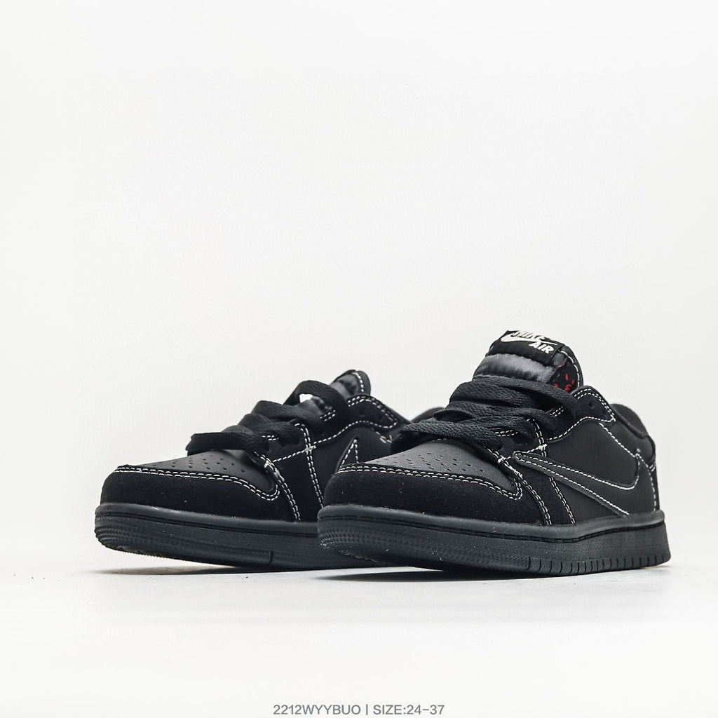 Jordan 1 Retro  x Travis Scott Black Infantil