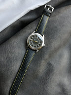 Patek Philippe Calatrava "Ebony" Black Dial With Yellow Accents